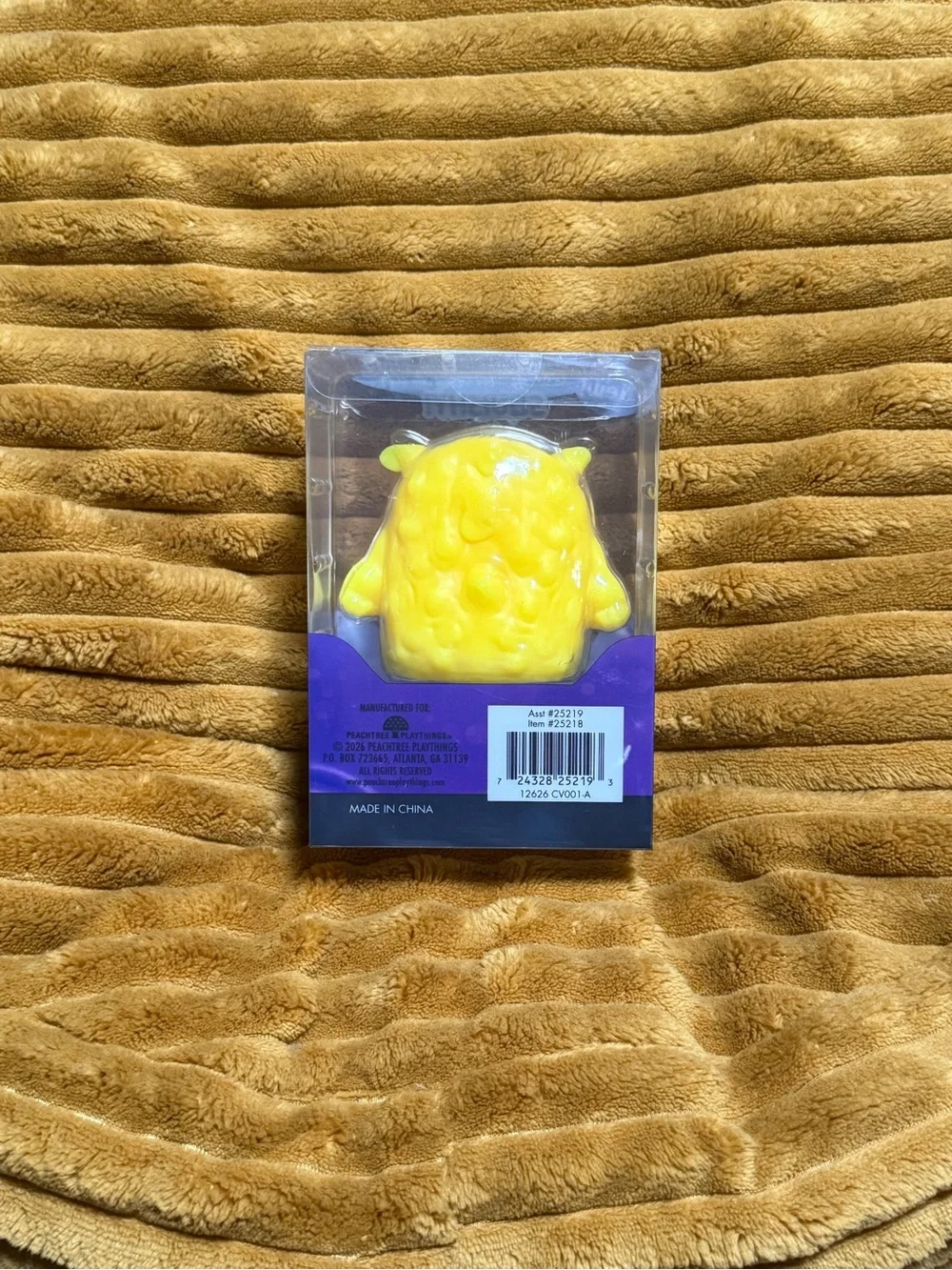 Monsters Bob Yellow Squishy Toy